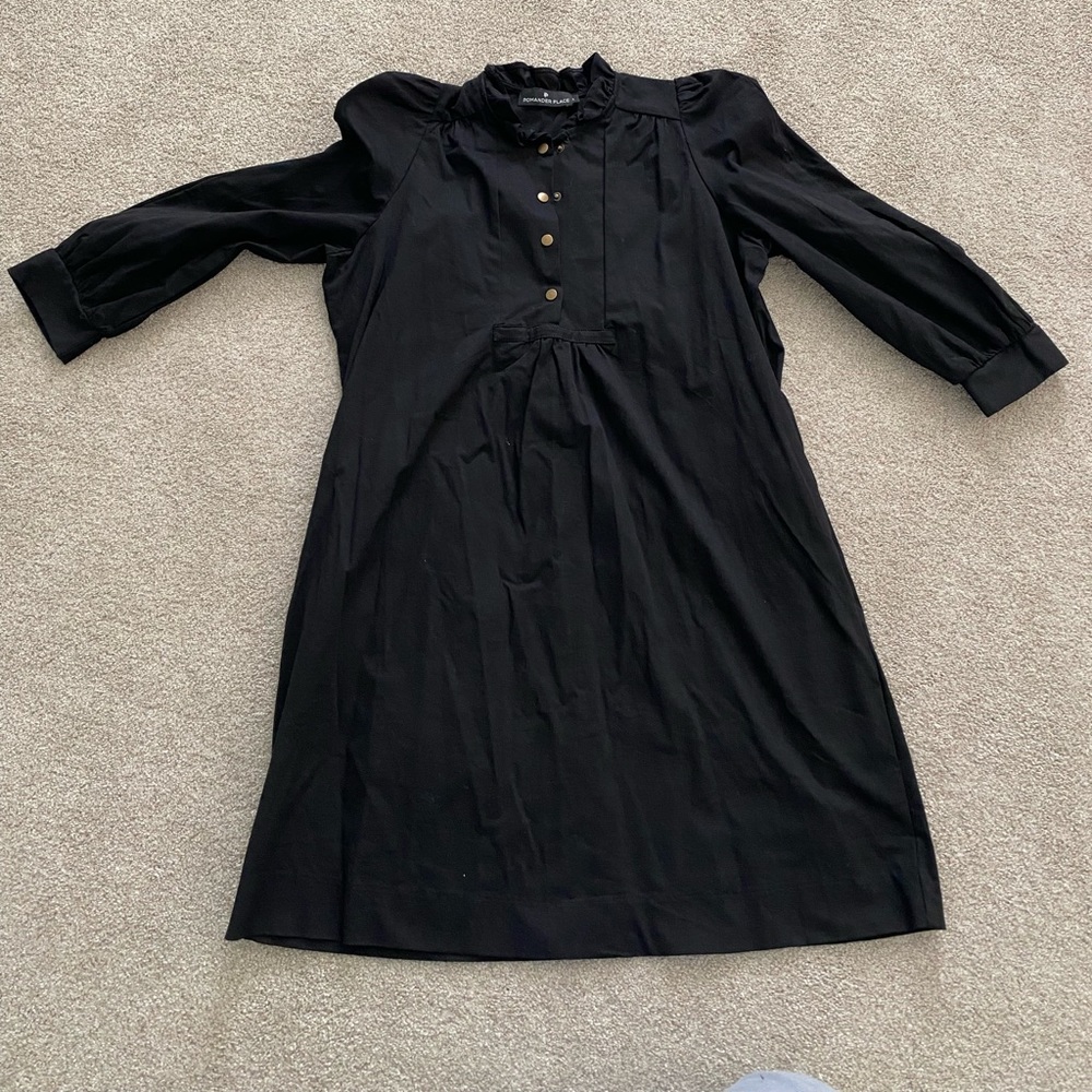 Tuckernuck Pomander Place Black Shirtdress